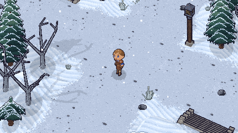 Abetos y nieve